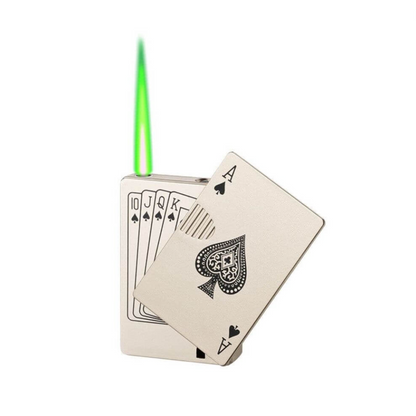 Green Flame Ace Lighter